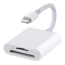 imagem de Adaptador Lightning Leitor Cartão De Memoria Micro Sd iPhone - Greika