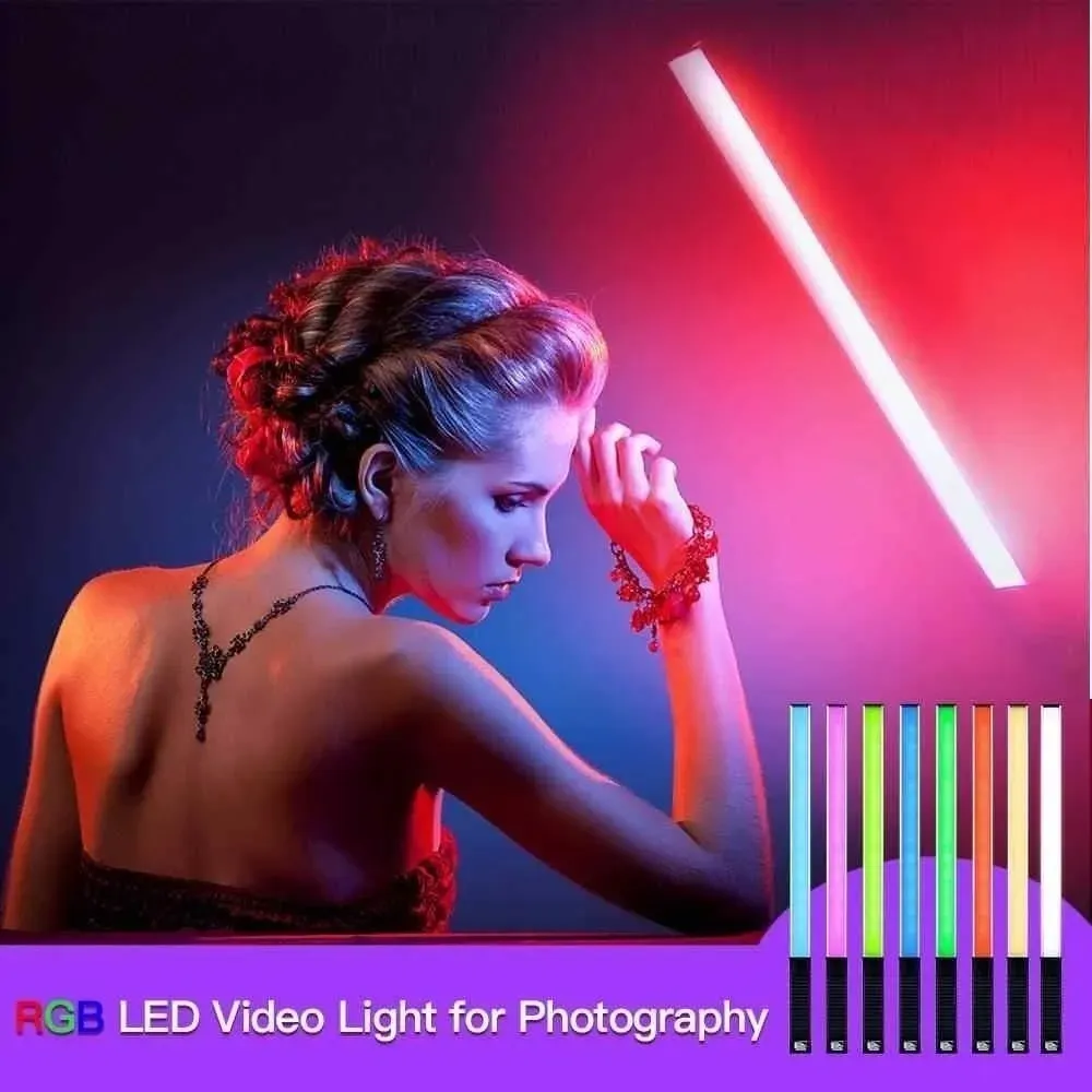 imagem do produto Bast�o Led Rgb Luxceo Q508A Com Controle Remoto 