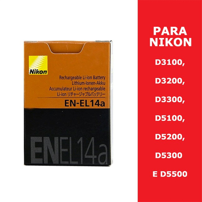 imagem do produto Bateria Nikon EN EL14A - Nikon