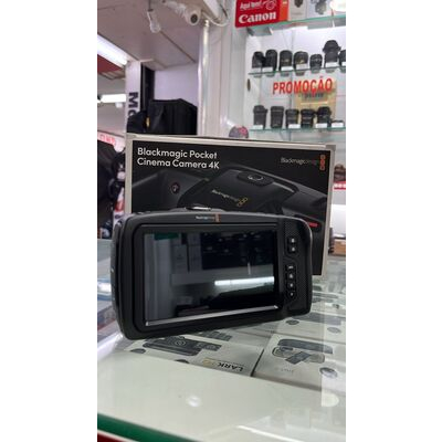 imagem do produto Camera Blackmagic Pocket Cinema 4K Usado - Blackmagic
