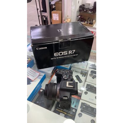 imagem do produto Camera Canon EOS r7 com lente RF-S 18-45mm IS STM - Aprox 2k - Canon