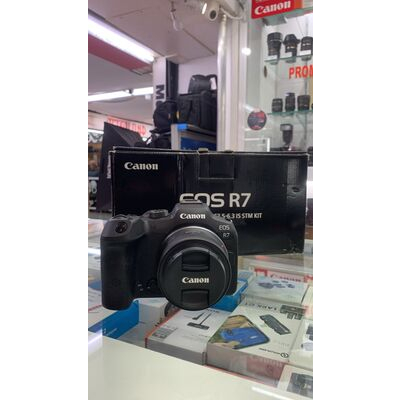 imagem do produto Camera Canon EOS r7 com lente RF-S 18-45mm IS STM - Aprox 2k - Canon