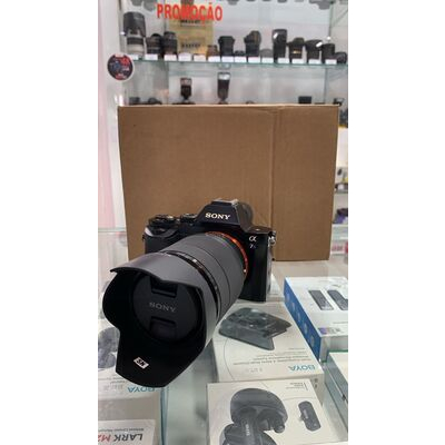 imagem do produto Camera Sony a7s com lente E-mount 28-70mm OSS Usada - Aprox 11k - Sony