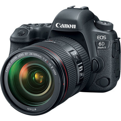imagem do produto Canon EOS 6D Mark II com lente EF 24-105mm f/4L II USM  - Canon