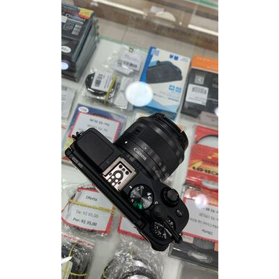 imagem do produto Canon EOS M3 com lente EF-M 15-45mm IS STM Usada - Canon