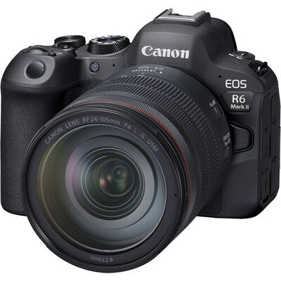 imagem do produto Canon EOS R6 Mark II com lente RF 24-105mm F/4L IS USM  - Canon