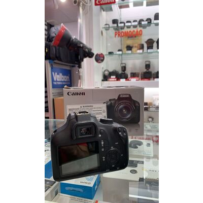 imagem do produto Canon EOS T100 com lente EF-S 18-55mm III Usada - Aprox 33k - Canon