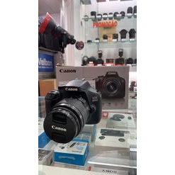 imagem de Canon EOS T100 com lente EF-S 18-55mm III Usada - Aprox 3k - Canon