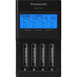 imagem de Carregador Kit Panasonic BQ-CC65 com 4 pilhas AAA  - Panasonic