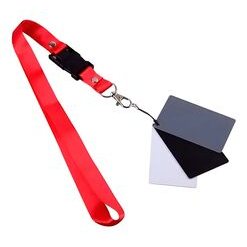 imagem de Cart�o Cinza 18% Balan�o De Branco 3 Em 1 Branco Preto Cinza - Greika