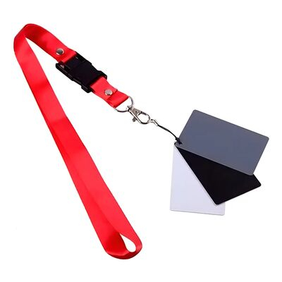 imagem do produto Cart�o Cinza 18% Balan�o De Branco 3 Em 1 Branco Preto Cinza - Greika