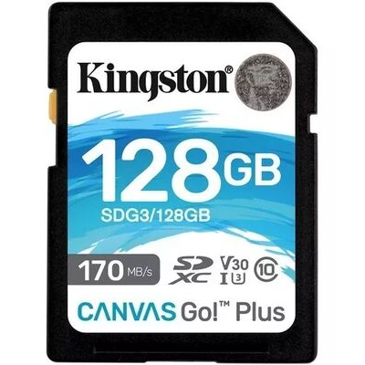 imagem do produto Carto De Memria Kingston SD 128GB 170MB/S - Kingston - Kingston