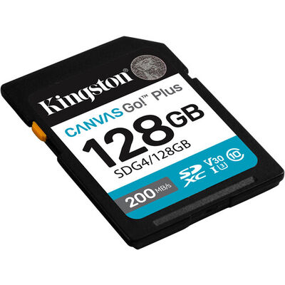 imagem do produto Carto De Memria Kingston SD 128GB 200MB/S - Kingston - Kingston