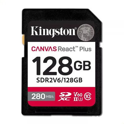 imagem do produto Cart�o de Mem�ria Kingston SD 128GB 280MB/s v60 - Kingston