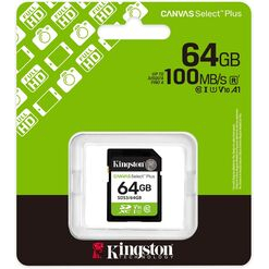 imagem de Cartão de Memória Kingston SD 64GB 100MB/s - Kingston