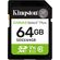 imagem do produto Cart�o de Mem�ria Kingston SD 64GB 100MB/s - Kingston