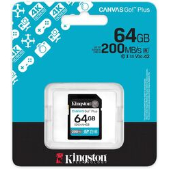 imagem de Cartão De Memória Kingston SD 64GB 200MB/S - Kingston