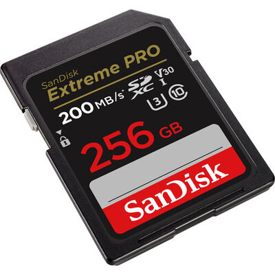 imagem do produto Carto De Memria Sandisk SDHC 256GB 200MB/S Extreme Pro - Sandisk