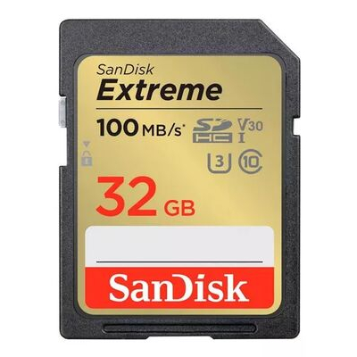 imagem do produto Carto De Memoria Sandisk SDHC 32gb 100mb/s Extreme  - Sandisk