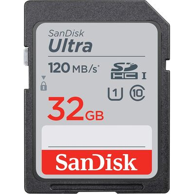 imagem do produto Carto De Memria Sandisk SDHC 32GB 120MB/S Ultra  - Sandisk