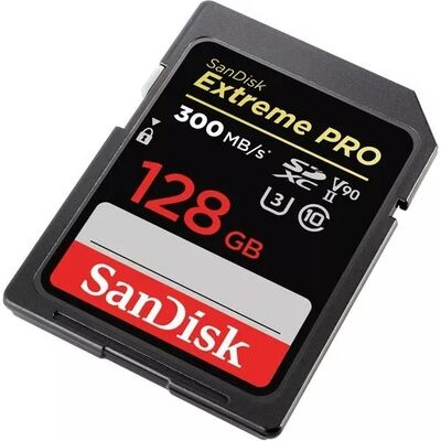 imagem do produto Carto De Memoria Sandisk SDXC 128gb 300mb/S Extreme Pro - Sandisk