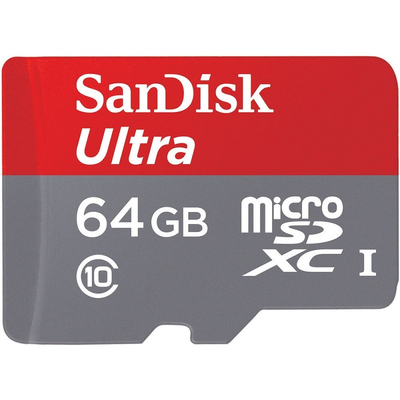 imagem do produto Carto de Memria SanDisk Ultra microSDXC 64GB UHS-I