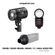 imagem do produto Cone Snoot Modificador Para Flash Godox Ad200 V1 Led Ak-sn - Godox