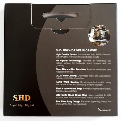 imagem do produto Filtro Benro NDx-HD 77mm - Variavel Circular - Benro