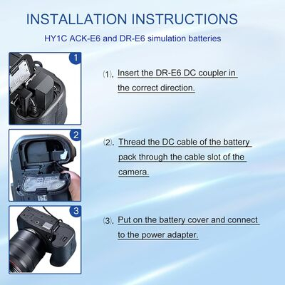 imagem do produto Fonte Ack-e6 De Alimentao Lp-e6 - Greika