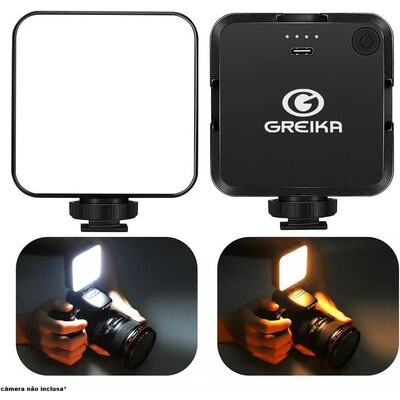 imagem do produto Iluminador Led Greika Led64 Bicolor Com Clip P/ Notebook - Greika