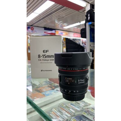 imagem do produto Lente Canon EF 8-15mm f/4L Fisheye USM Usada - Canon