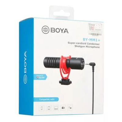 imagem do produto Microfone Shotgun Boya By-mm1+ Supercardiide Cmera Celular - Boya