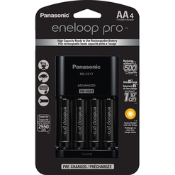 imagem de Panasonic Eneloop PRO Carregador com 4 pilhas