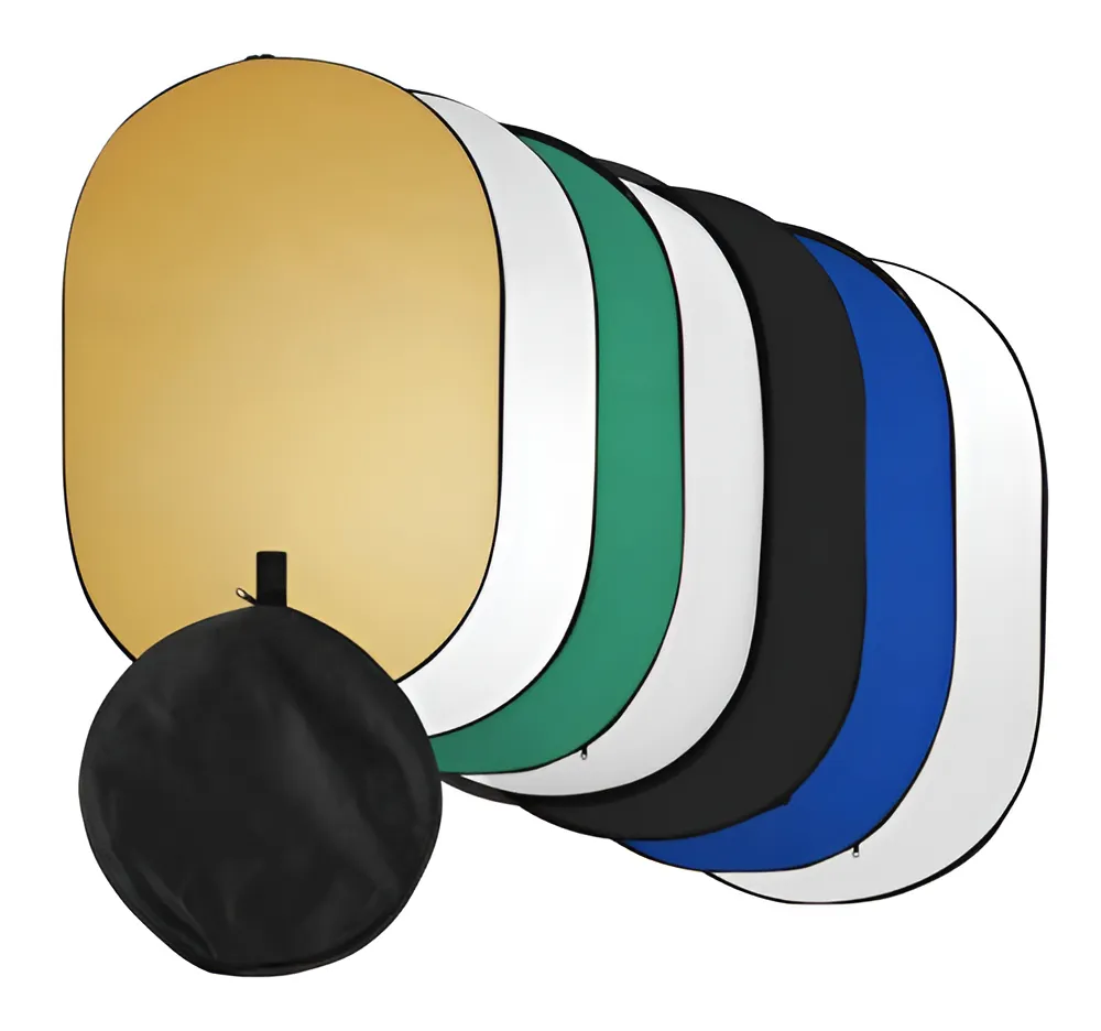 imagem de Rebatedor Refletor Oval REB112 Fotogr�fico E Difusor 7x1 120x180cm  - Greika
