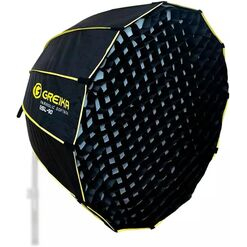 imagem de Softbox Parabólico GSL-90  Flat Pack 12 Varetas- Com Grid - Greika