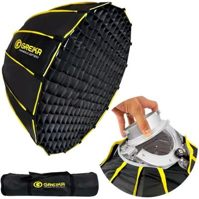imagem do produto Softbox Parablico GSL-90  Flat Pack 12 Varetas- Com Grid - Greika