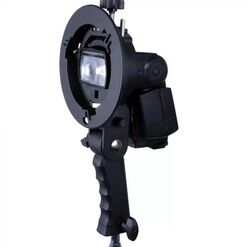 imagem de Suporte De Mão P/ Flash Speedlite / Bowens Sombrinha YA5010 - Greika