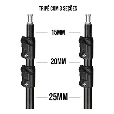 imagem do produto Suporte Para Fundo Infinito De Tecido 2,50x3,0m Greika Bjj-2 - Greika